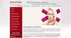 Desktop Screenshot of optikanovakova.cz