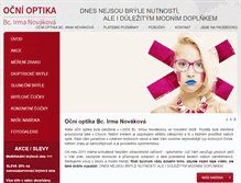 Tablet Screenshot of optikanovakova.cz